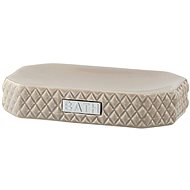 LENE BJERRE MARION beige - silver, 13,5 cm - Soap Dish