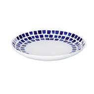 MÖVE DENIM TILE bílo - modrá, 12,5 cm - Soap Dish