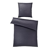 Joop! Cornflower set 2×80×80 cm and 200×220 cm, dark grey (quarz) - Bed Linen