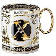 ROSENTHAL VERSACE VIRTUS ALPHABET X Mug with handle - Mug