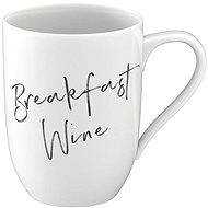 VILLEROY & BOCH Mug with inscription BREAKFAST WINE - Mug