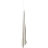 Lene Bjerre Lacquered silver grey 2 pcs - Candle Set