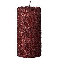 Lene Bjerre Gliteria burgundy 15 × 7 cm - Candle