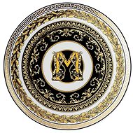 ROSENTHAL VERSACE VIRTUS ALPHABET M, 17 cm - Plate