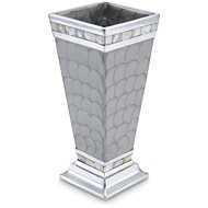 CLASSIC aluminium with pearl mosaic, grey - Vase