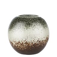 STRIVIA, height 12 cm, diameter 14 cm, glass - Vase