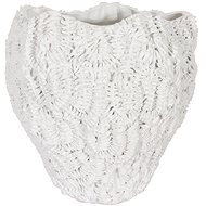 Ceramic fern white 31×32 cm - Vase