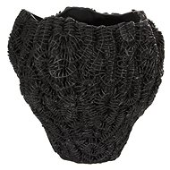 Ceramic fern black 31×32 cm - Vase