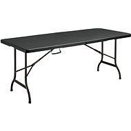 LA PROROMANCE Stůl zahradní kempingový R180, černý 180cm - Camping Table