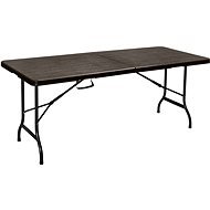 LA PROROMANCE  - Stôl záhradný kempingový W180, hnedý, 180 cm - Kempingový stôl