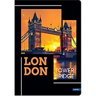 LASTVA Metropolis A4 Lined Notebook, 96 Sheets, London - Notepad