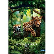 LASTVA Record Book A4 Lined, 96 Sheets, Wild Life, Tiger - Notepad