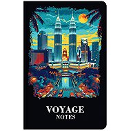 LASTVA A6 Lined Notebook, 96 Sheets, Voyage New York - Notepad