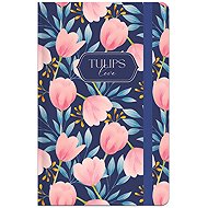 LASTVA A6 Lined Notebook, 96 Sheets, Tulips 3 - Notepad