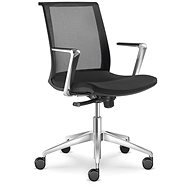 LD Seating Lyra Net Black - Office Armchair