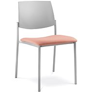LD Seating Seance Art White/Salmon - Conference Chair 