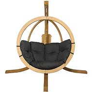 Sofie hanging armchair with stand - anthracite - Hanging Chair