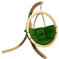 Sofie hanging armchair with stand - green - Hanging Chair