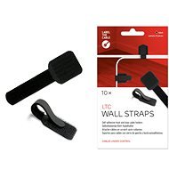 LABEL THE CABLE Wall Straps 3110 Wall BK, 10-pack - Cable Organiser