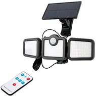 Entac Outdoor solar LED light with sensor 15W 600lm, daylight, sliding solar panel, remote control - LED Light
