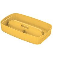 Leitz Cosy MyBox Organiser with Handle, Yellow - Storage Box