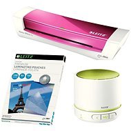 LEITZ iLAM Home Office A4 WOW růžový - výhodný balíček - Laminiergerät
