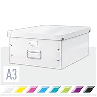LEITZ WOW Click-N-Store A3 36.9 x 20 x 48.2cm, White - Archive Box