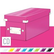Leitz WOW Click & Store CD 14.3 x 13.6 x 35.2cm, Pink - Archive Box