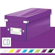 Leitz WOW Click & Store CD 14.3 x 13.6 x 35.2 cm, Magenta - Archivbox