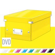 Leitz WOW Click & Store DVD, 20.6 x 14.7 x 35.2cm, Yellow - Archive Box