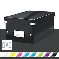 Leitz WOW Click & Store DVD 20.6 x 14.7 x 35.2cm, Black - Archive Box