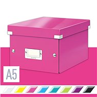 Leitz WOW Click & Store A5 22 x 16 x 28.2cm, Pink - Archive Box