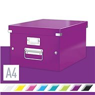 Leitz WOW Click & Store, A4 28.1 x 20 x 37cm, Purple - Archive Box