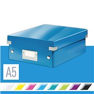 Leitz WOW Click & Store, A5 22 x 10 x 28.2cm, Blue - Archive Box