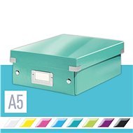 Leitz WOW Click & Store A5 22 x 10 x 28.2cm, Ice Blue - Archive Box