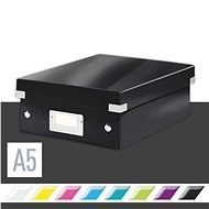 Leitz WOW Click & Store, A5 22 x 10 x 28.2cm, Black - Archive Box