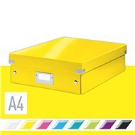 Leitz WOW Click & Store A4 28,1 x 10 x 37 cm, žltá - Archivačná krabica