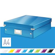 Leitz WOW Click & Store A4 28.1 x 10 x 37cm, Blue - Archive Box