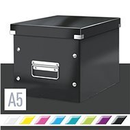 Leitz WOW Click & Store A5 26 x 24 x 26 cm, čierna - Archivačná krabica