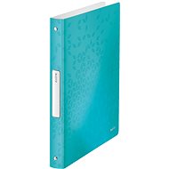 LEITZ WOW A4 four-ring binder ice blue - Document Folders