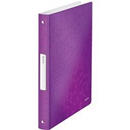 LEITZ WOW A4 štvorkrúžkové purpurové - Dosky na dokumenty