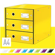 LEITZ Click & Store WOW, 3-piece, yellow - Drawer Box