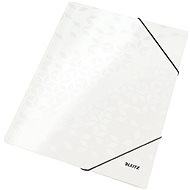 Leitz WOW A4 with Elastic Band, White - Document Folder