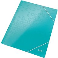 Leitz WOW A4 with Elastic Band, Blue - Document Folder