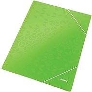 Leitz WOW A4 with Elastic Band, Green - Document Folder