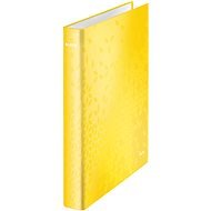 Leitz WOW A4 Maxi Double Ring 40mm Yellow - Ring Binder