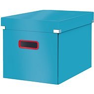 Leitz Cosy Click & Store veľkosť L, 32 x 31 x 36 cm, modrá - Archivačná krabica