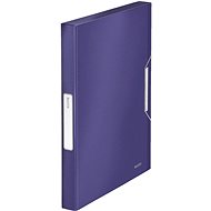 Leitz Style 30 mm, A4 with elastic band, blue - Document Folder