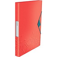 Leitz UrbanChic 28 mm, A4 with elastic band, red - Document Folder