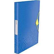 Leitz UrbanChic 28 mm, A4 with elastic band, blue - Document Folder